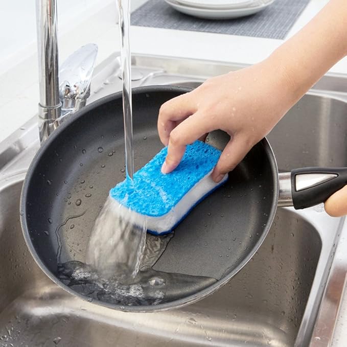 Best Kitchen Scrubbing Dish Washing Cloths Sponges Scrubber for Cleaning Tableware