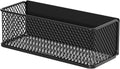 Buyyyit Magnetic Basket Bins Fridge Organizer Pencil Holder - Whiteboard Accessories for Home Kitchen Organization (Mesh Black-High)
