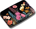 Maicican Credit Card Holder, Mini RFID Blocking Aluminum Wallet | Slim Metal Hard Case Travel Wallet ID Case for Women and Men, 4.3 x 2.9 Inches, Blooming Flowers