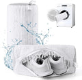 Aship Shoe Washing Machine Bag, Laundry Shoes Bag for Washer & Dryer - 2PC Reusable Shoe Cleaning Bag for Sneakers,Tennis Shoes, 360° Deep Cleaning With Self-locking Zipper for All Shoes Sizes - White