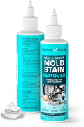 Uproot Clean Mold Stain Remover Gel for Washer,Shower,Bathroom,Caulk, 8 oz | Bleach-Free Stay-Put Gel for Washer Seals, Grout, Caulk & Fridges - Clings to surfaces, Lifts Visible Stains, Fresh Scent