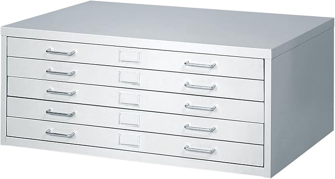 Safco 4971LG Facil Flat File High Base for 4969LG Small File, Sold Separately, Light Gray