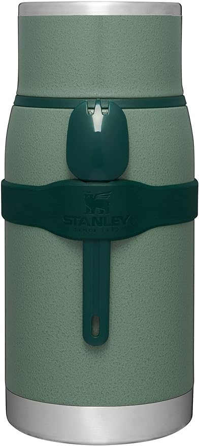 STANLEY Adventure To-Go Food Jar | Vacuum Insulated Food Container | Wide Mouth Screw On Lid | Packable for Travel | Stainless Steel with Leakproof Lid | BPA-Free