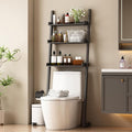 Solid Bamboo Over Toilet Shelf,3 Tier Bathroom Shelf with Anti-Slip Base | Solid bamboo over the toilet storage – naturally moisture-resistant for bathrooms, built for long-lasting durability