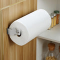 ZUNO Paper Towel Holder Cabinet Door or Under Cabinet, Self Adhesive | 11.82in Paper Towel Bar, Fits Most Standard Small or Large Paper Towel Rolls, Rustproof, Waterproof, No Drill, Over the Door