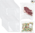 40PCS Reusable vacuum seal bags for food - 20PCS Large (13.4×10.2") And 20PCS Small (8.3×8.7") Compact Vacuum Sealer Bags, Leak-Proof Odor-Resistant for Refrigerator Outdoor Travel Food Storage