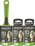Evercare Pet Hair Extra Sticky Lint Roller with 2 Refills, New Ergo Grip, 220 Total Sheets (220 Sheets) (220 Sheets)