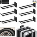 NACIAL 6 Pack Garage Storage System Hooks, Heavy Duty Wall Mount Tool Organizer, Chair Hanger Garage Storage Utility Hooks for Car Tires, Ladders, Chairs, Strollers, Power Tools, Garden Tools - 6 PACK