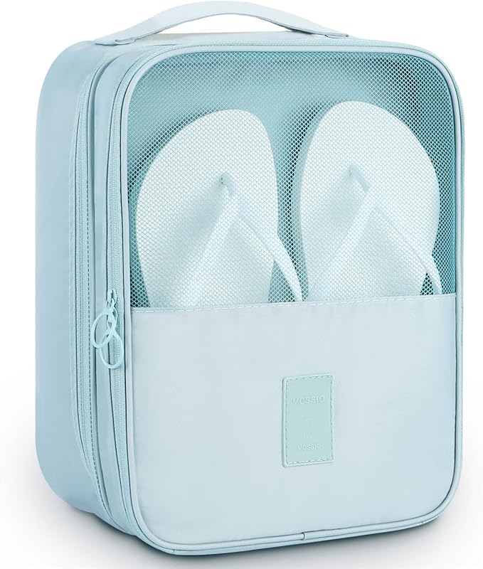 Mossio Shoe Bag Holds 3 Pair of Shoes for Travel and Daily Use Storage Pouch