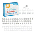 Vmaisi ChildProof Magnetic Cabinet Locks (46 Locks and 6 Keys)