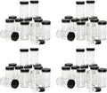 Kamenstein 5244227 Empty Jars With Black Cap, 3-Ounce (Pack of 48)