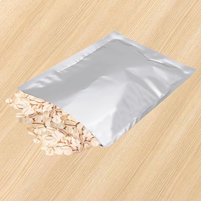 Heat Sealable Mylar Food Storage Bag,ULIFESTAR 5.5Mil Thicker Food Storage Pouches Oxygen Absorbers Vacuum Seal Airtight Packaging for Coffee Beans, Tea, Grains, etc(30 * 40cm/11.81 * 15.75'')