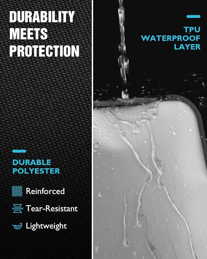 Gonex Vacuum Travel Bags with Pump, Reusable, 1-Pack | Transparent Window, Waterproof TPU, Wide Opening, Built-in Handle, Airtight Valve, Carry-on Compatible