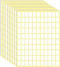 Sliverdew White Labels Stickers, 3300 Pack Small 0.5" x 0.75", Removable Blank Labels for School, Office, Kitchen, 110 Labels per Sheet, Paper, Rectangular, 3300pcs