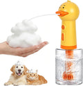 Electric Foaming Shampoo Dispenser with Stirring Mechanism for Dog and Cat Bathing, Rechargeable Soap Dispenser for Pet Bathing, Bathroom, Kitchen Sink, Toilet Cleaning