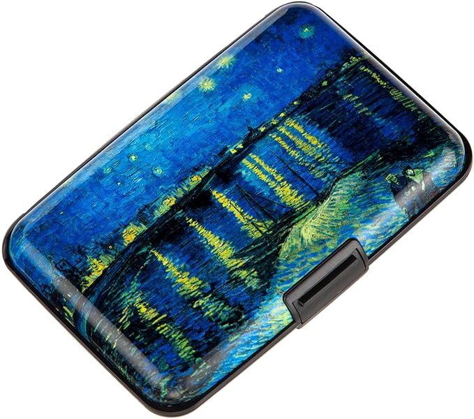 Credit Card Holder Small RFID Blocking Wallet Business Metal Slim Mini Aluminum Hard Case for Women Men