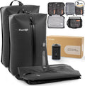 Travel Sealed Compression Bag Set with Illuminated Electric Pump | Odor-Proof and Waterproof Nylon Portable Bags, Space-Saving, Suitable for Onebag Travel, Cycling Trips, Dry/Wet Separation