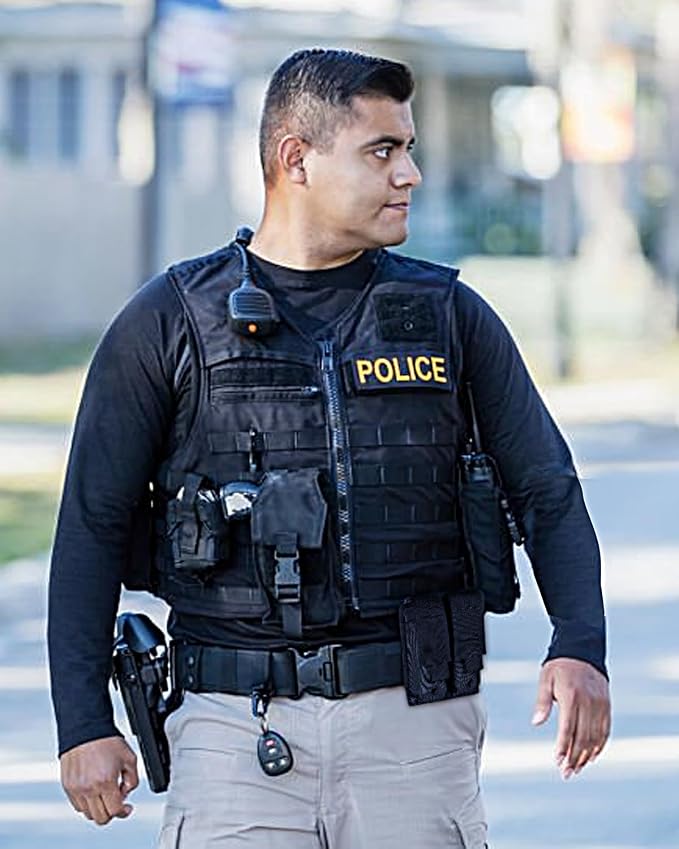 ELVO Pistol Magazine Holster, Double 9mm Mag Pouch | Open-Top Dual Magazine Holder, Tactical Belt, Molle Compatible