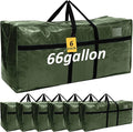 4 Pcs 66 Gallon Extra Large Moving Bags Heavy Duty Storage Bag with Strong Zipper Handle Foldable XXL Jumbo Storage Tote Packing Moving Box for College Dorm Travel Cloth Duffle (Green)