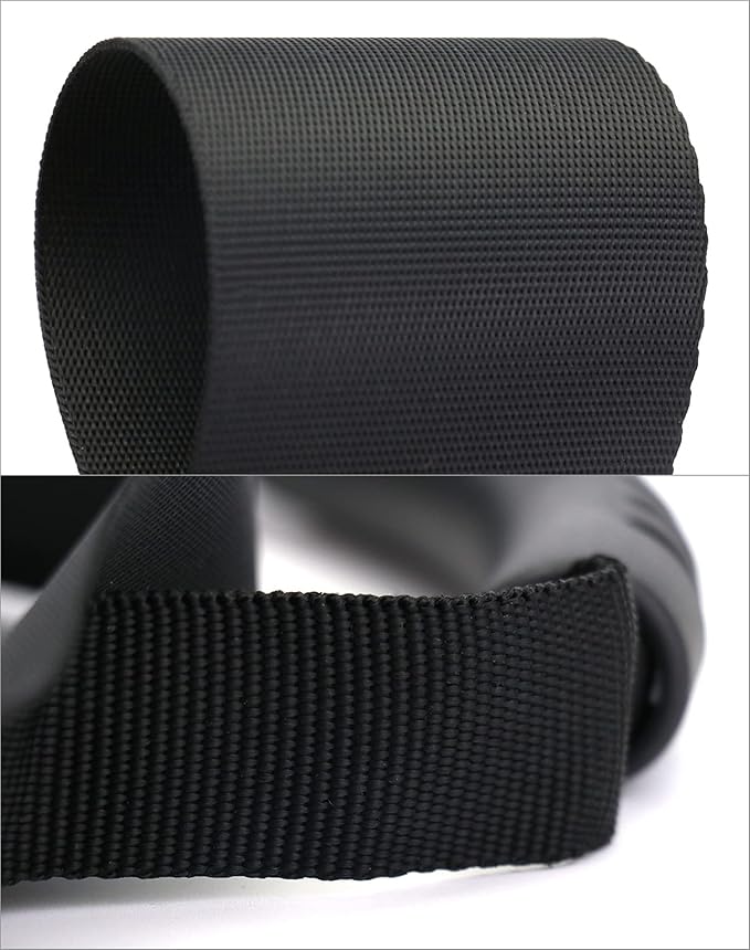QWORK Carrying Strap with Handle, 2 Pack Heavy Duty Ordinary Luggage Lashing Strap Holder for Safe Moving and Lifting and Carrying of Heavy Cases, Groceries, Luggage