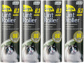 Fedicelly Large Lint Rollers Pet Hair Extra Sticky Refills,Mega Value Set 6.3 inches Wider with 320 Sheets for Cat and Dog Hair Removal,80 Sheets Per Roller