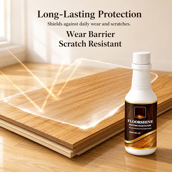 Timeno 2026 New Professional Wood Floor Restorer, Wood Surface Care Liquid for Hardwood Laminate Floors & Wooden Furniture, Daily Surface Maintenance Agent, 150ml Per Bottle, 2 Pack