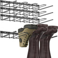 Wader Boot Hanger Wall Mount - Sturdy Metal Boot Rack (8 Pair) | Save Space for Tall Boots and Cowboy Boot, Helps Dry and Prevent Wrinkles on Your boots, for Entryway, Garage, Indoor