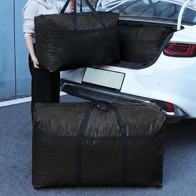 Extra-large Tarp Storage Bag (Black, 45Gal/170L)
