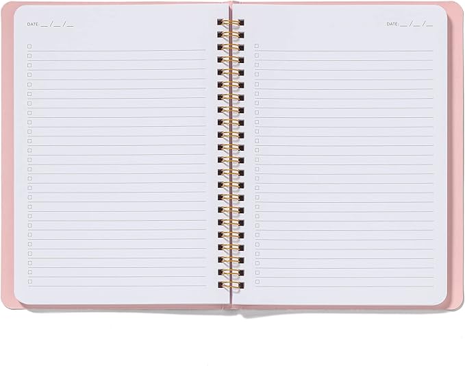 High Note Personal Planning Notebook, Elizabeth Olwen Design, Non-Dated Spiral Planner with 144 Lined Pages, 6 x 8.25 Journal for Tasks, Goals, and Notes