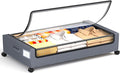 Under Bed Storage with Wheels, Square Under Bed Storage Containers, 60L Under The Bed Storage Bins, Rolling Metal Drawer for Clothes, Blankets, Shoes...