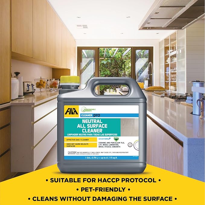 FILA Surface Care solutions CLEANER PRO Neutral All Surface Cleaner, 1 Gallon