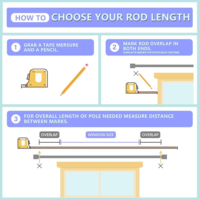Byondeth Curtain Rods for Windows 16 to 144 Inches Adjustable Length 1 Inch Diameter Window Curtain Rod with Aluminium Finials, Flash Gold