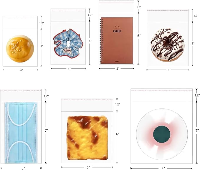Small Square Self Adhesive Bags 1.5x1.5'' 500pcs Thick Clear Resealable Cello Baggies Tiny Plastic Poly Bag for Earrings Coins Buttons Powder Pills Rings Photos Beads Seeds