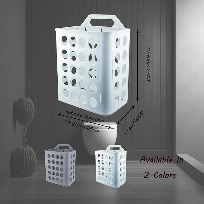 Plastic Bag Holder (2sets/Pack) Grocery Bag Holder Dirty Clothes Basket and Kitchen Organizer.…