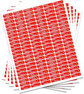 660 Pcs Circuit Breaker Box Labels, Red Electric Fuse Panel Box Identification Stickers Plugs and Lights Circuit Breaker Labels for Home Office, Electricians Catalog Load Center