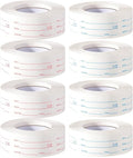 8 Rolls 4000 Pieces Removable Food Labels | 1 x 2 Inch Date Stickers for Freezer, Refrigerator Food Containers - Easy to Write