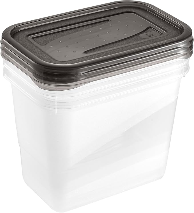 keeeper Set of 3 Fredo Fresh Rectangular Food Storage Containers 1 L