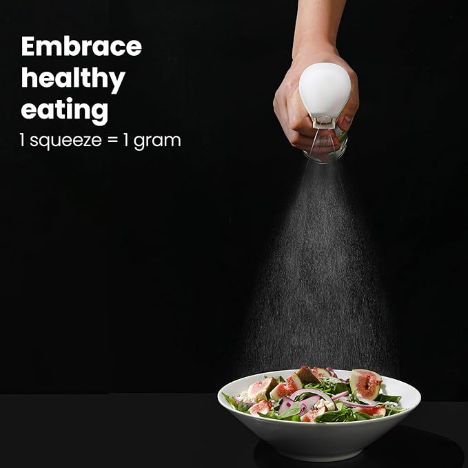 Mistifi Olive Oil Sprayer for Cooking, 150ml Glass Oil Sprayer Bottle, Fine Mist Spray for Air Fryer, Nonstick Frying, BBQ, Salad, Refillable & Leakproof Dispenser (Light Protection PS640)