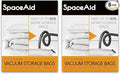 SpaceAid Jumbo Vacuum Storage Bags, Space Saver Sealer Compression Bags for Comforters, Blankets, Pillows, Bedding, Clothes (X-Large 6 Pack)