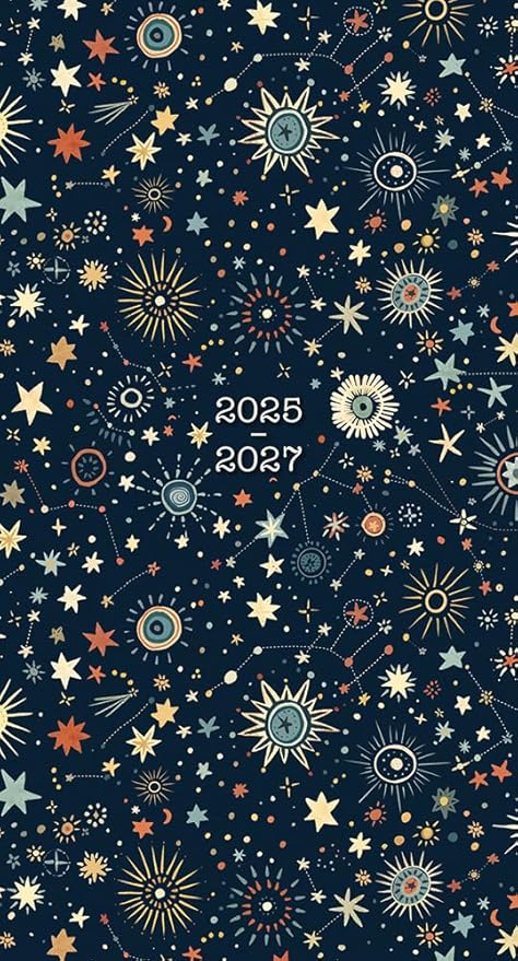 2026 Monthly Pocket Planner, 2-Year Calendar Book (24-Month): January 2026 – December 2027, Purse Size 6.5" x 3.5", Galaxy