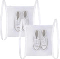 2 Pack Sneaker Dryer Bags for Shoes with Adjustable Straps, Mesh Shoe Laundry Bags for Dryer, Reusable Shoe Drying Holder Protects Dryer & Reduces Noise, 15.5 Inch x 15.5 Inch