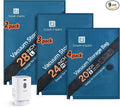 Vacuum Storage Bags, Travel Vacuum Seal Bags with Portable Electric Pump | Space Saver Compression Bags Compatible with 20-28" Suitcase Vacuum Seal Bags for Clothing, Bedding, 9 Combo, 4S/3M/2L