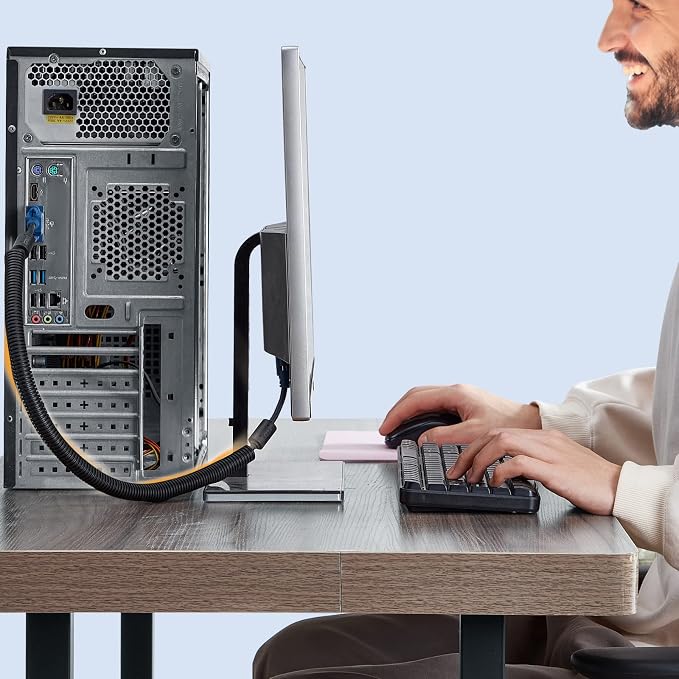 Wire Loom 3/8 inch 10ft, Split Loom, Outdoor Cord Protector | Flexible Wire Conduit Automotive, Wire Protector Tubing, Black