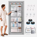 Magnetic Cruise Cabin Over The Door Shoe Organizer, 14-Pocket Mesh Bag | 14 size-graded mesh pockets; 3-way hanging with 3 magnets or 6 hooks; 2 bags for cabins, closets, bathrooms, RVs.