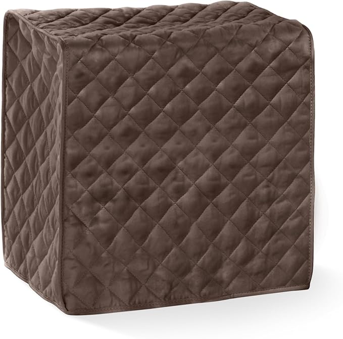 Covermates Keepsakes Rectangular Appliance Cover – Quilted Kitchen Appliance Cover for Countertop Storage – Dust Protection – Stain Resistant – Washable – Slip-On Appliance Design, Bronze