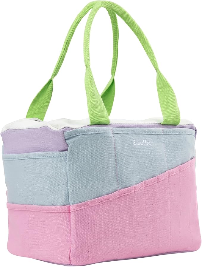 Soolla Studio Bag: Art Supply Storage Organizer & Pottery Tool Bag, Washable Tote, Yarn Bag, Crochet, 30 Pockets, 15+ Colors
