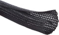 Alex Tech 10ft - 3/8 inch Cord Protector Wire Loom Tubing Cable Sleeve Split Sleeving For USB Cable Power Cord Audio Video Cable – Protect Cat From Chewing Cords - Black