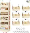 Hanging Closet Organizer Extra Large, Clothes Hanging Shelves for Closet with Divider, Collapsible Closet Storage System, Fabric Storage Bins for Home, Dorm, Rv, Sweaters, Handbags, Underwear, Sock