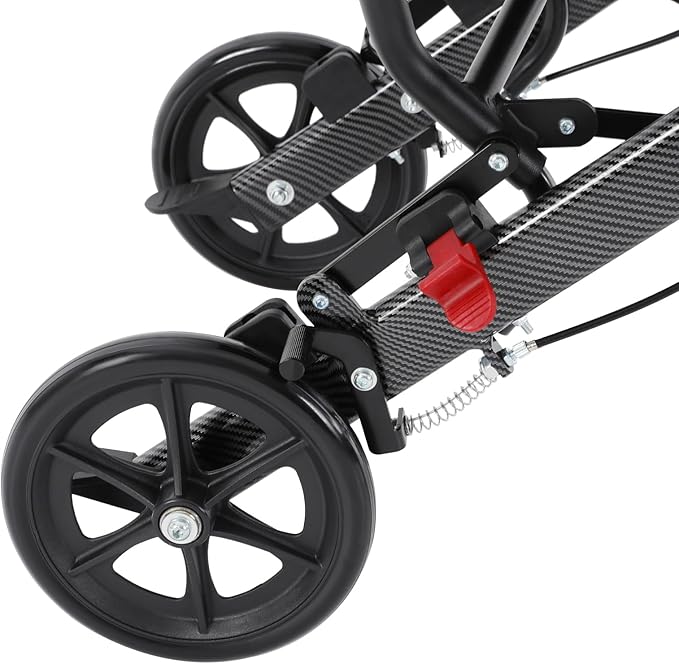 Lightweight Transport Wheelchair, Lift Transfer Chair, Portable Traveling Wheelchair, Portable Foldable Trolley for Solve The Mobility Problems
