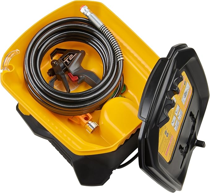 Wagner Spraytech 2422951 Control Pro 130 Paint Sprayer Kit, High Efficiency Airless Sprayer with Low Overspray & 12" Extension, 515 & 413 Tip for Large Projects, Yellow